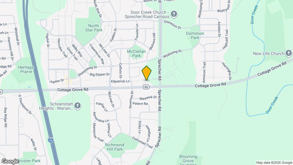 6404 Cottage Grove Rd Map and Location Details