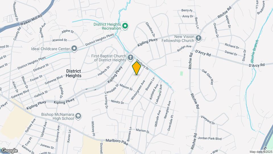 2317 Roslyn Ave Map and Location Details