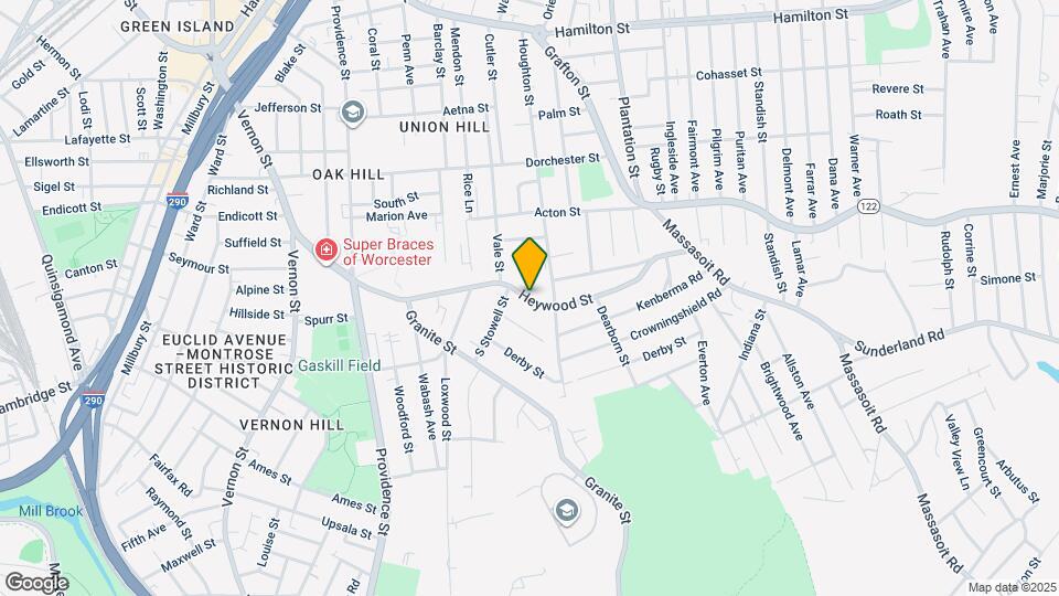 1 Rosamond St, Unit A Map and Location Details