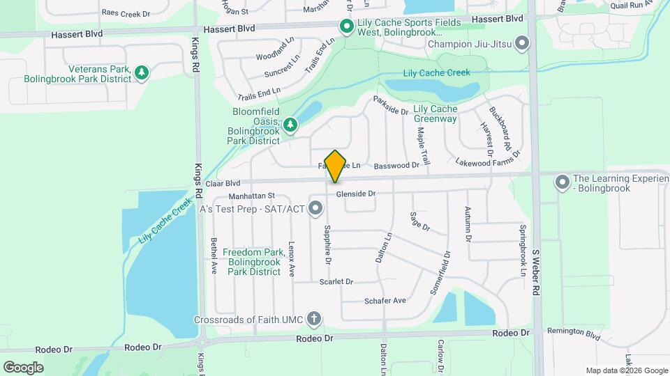 1486 Glenside Dr Mapa y Detalles de la Ubicación