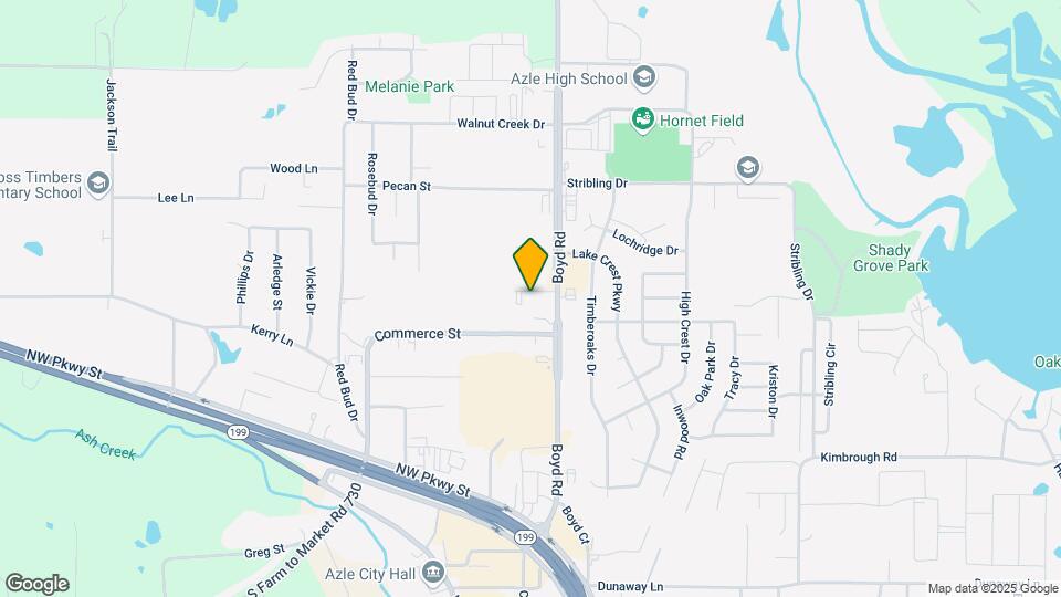 Azle Village Apartments Map and Location Details