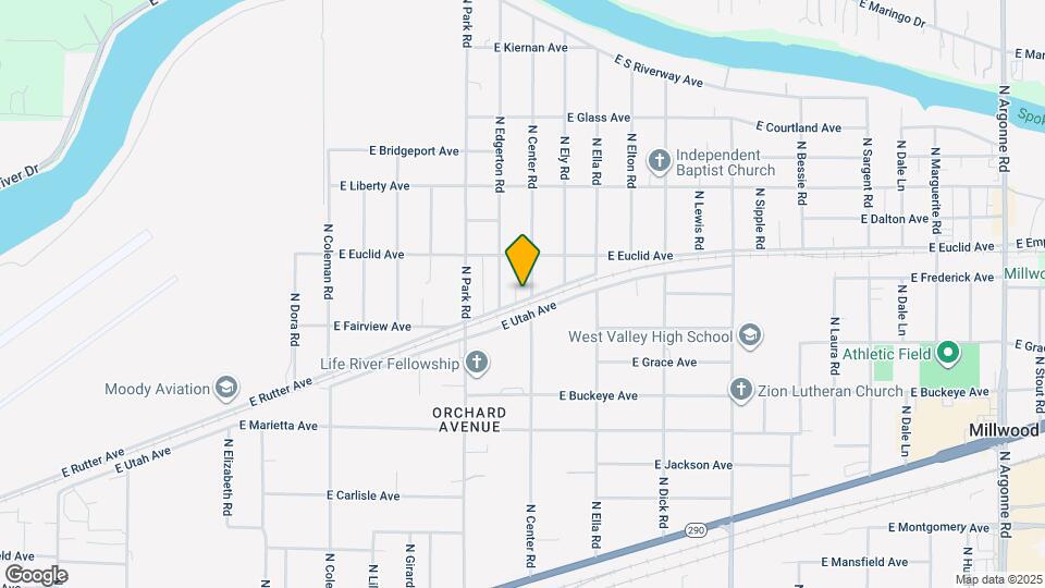 7617 E Rutter Ave Map and Location Details