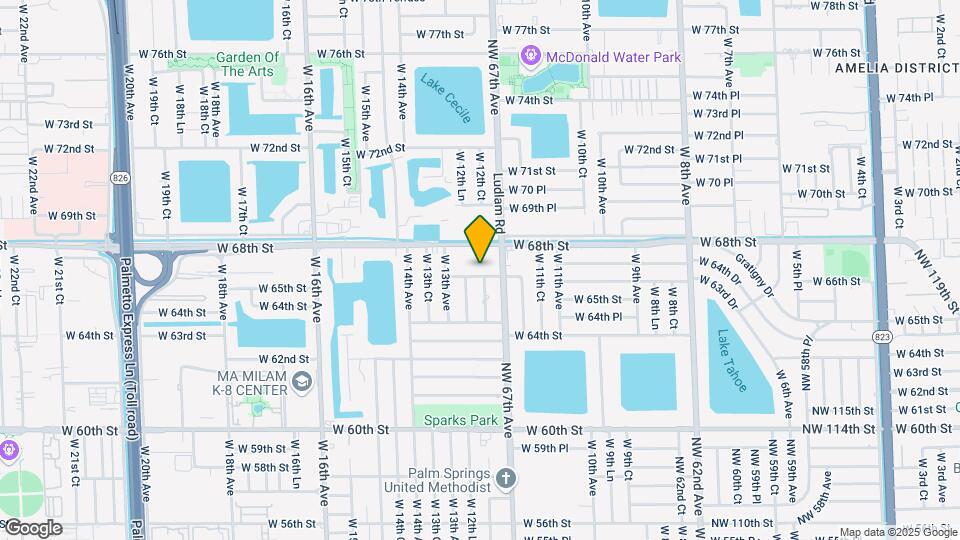 1235 W 66th St Map and Location Details