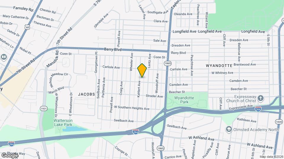 3633 Kahlert Ave Map and Location Details