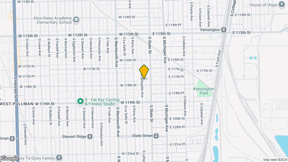 11747 S Lafayette Ave Mapa y Detalles de la Ubicación