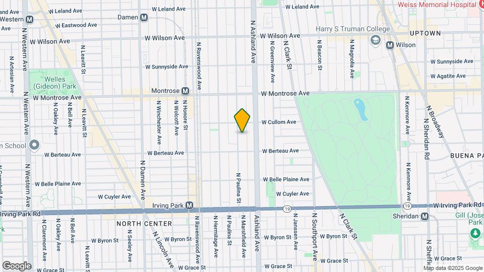 4227 N Paulina St Map and Location Details