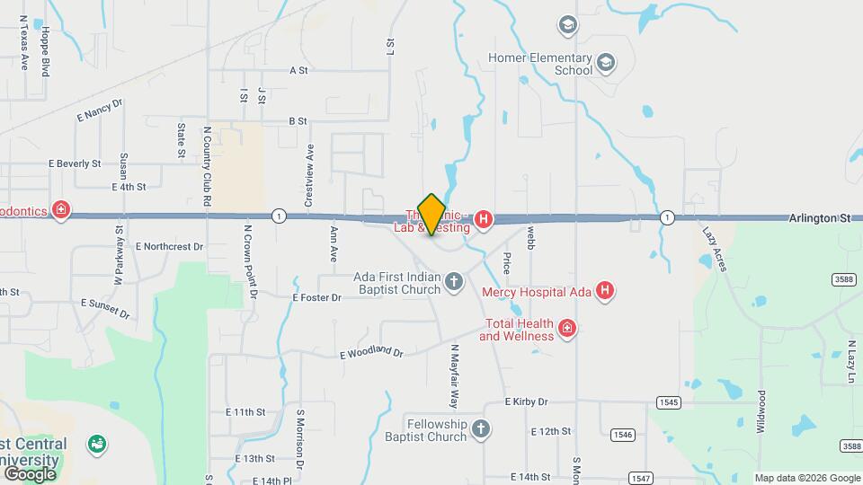 2511 Oakhurst Dr Map and Location Details