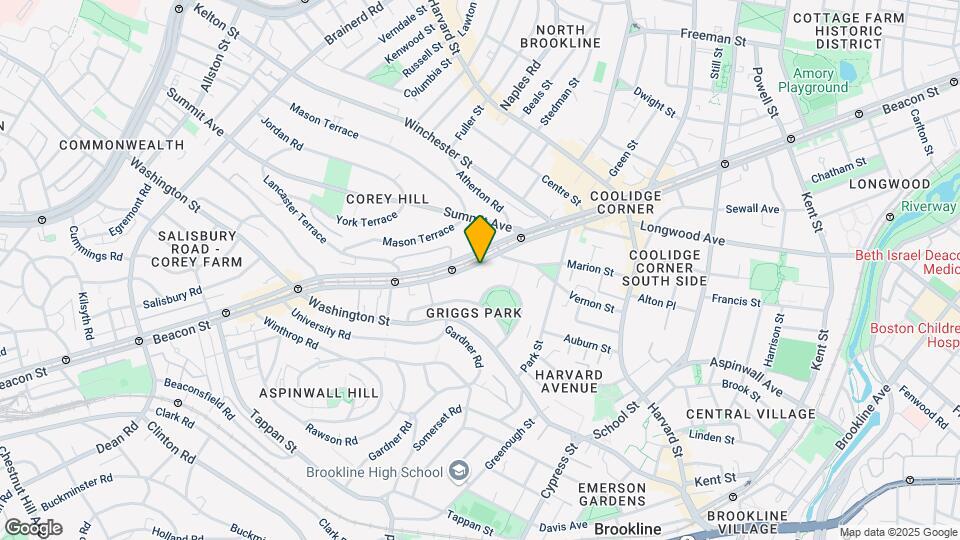 1459 Beacon St Map and Location Details