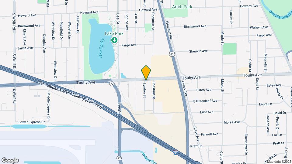 10491 E Touhy Ave Map and Location Details