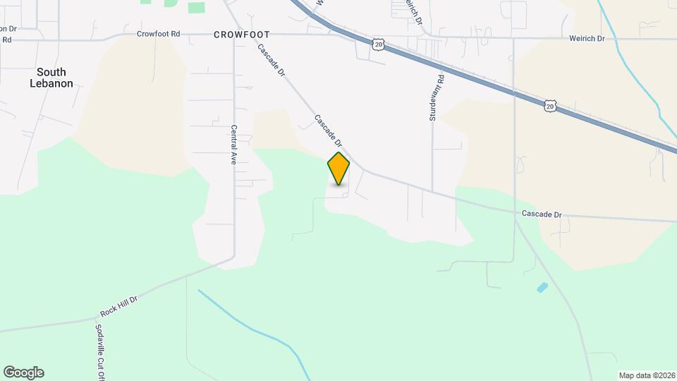 1228 Cascade Dr Map and Location Details