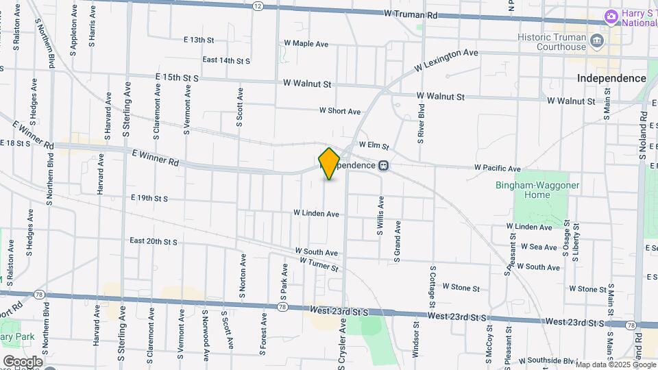 633 S Fuller Ave Map and Location Details