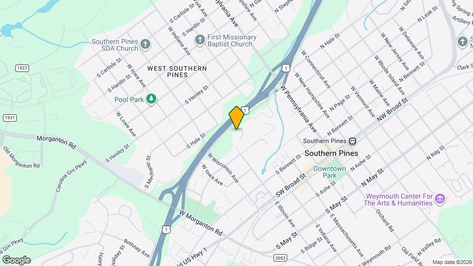 Pinebrooke Apartments Map and Location Details