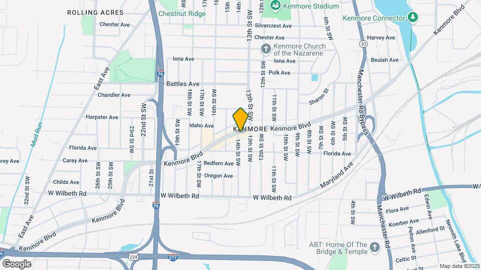 960 Kenmore Blvd Map and Location Details