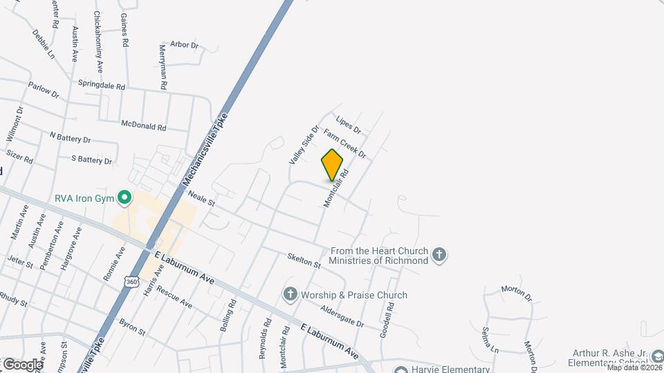 4100 Montclair Rd Map and Location Details