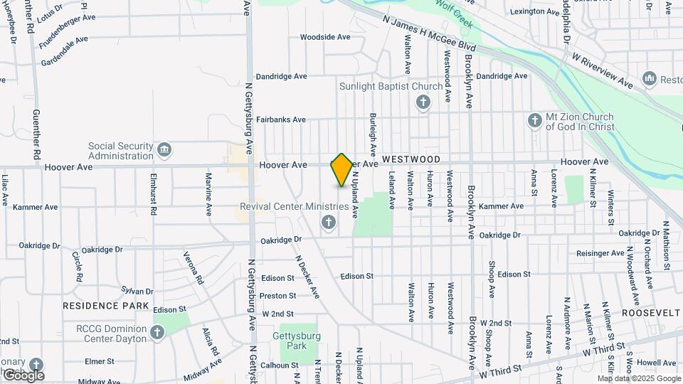 622 Crestmore Ave Map and Location Details