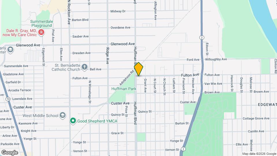 2319 Huffman Blvd Map and Location Details