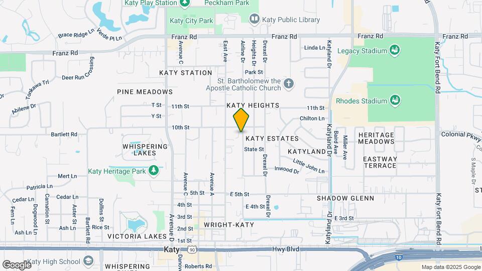 1539 Airline Dr Map and Location Details