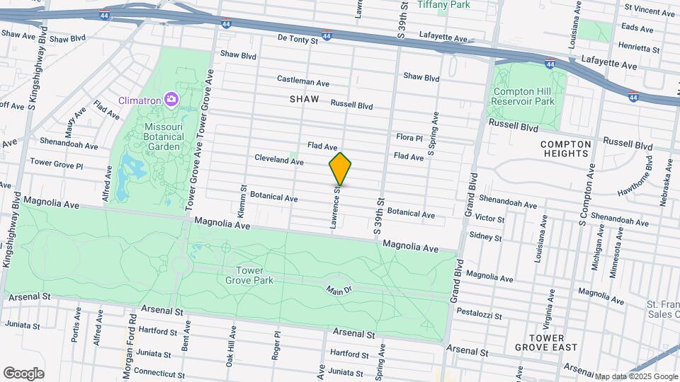 3970 Shenandoah Ave Mapa y Detalles de la Ubicación