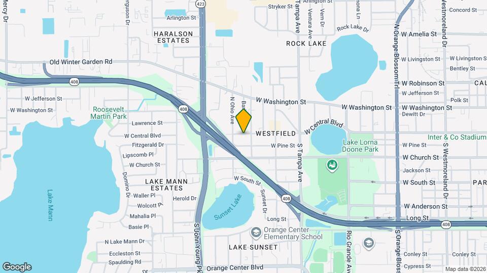 2204 W Central Blvd Map and Location Details