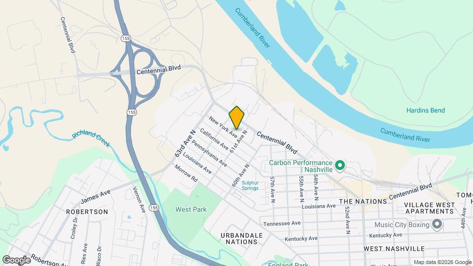 6106A New York Ave Map and Location Details