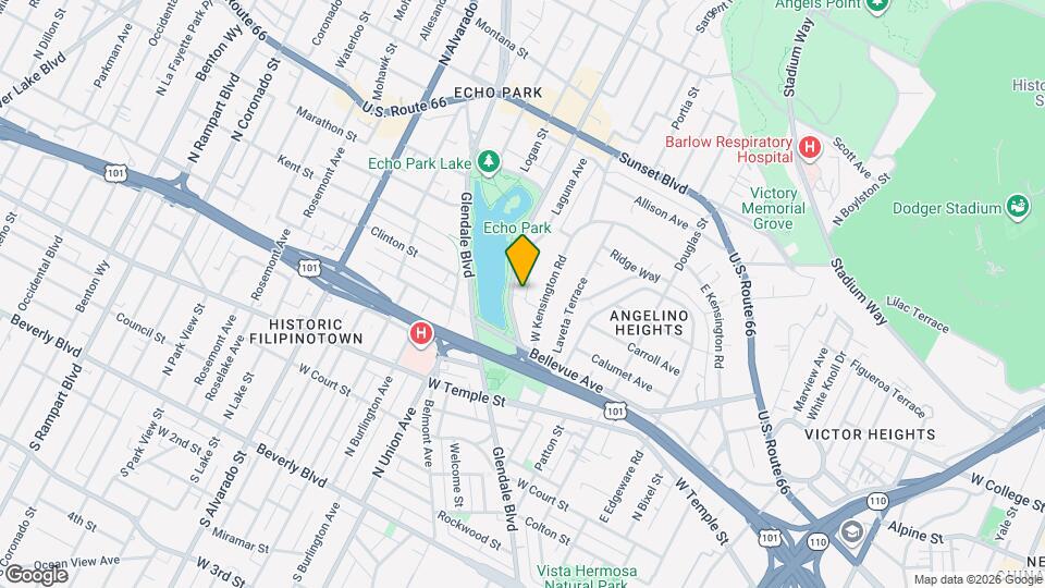 725 Echo Park Ter Mapa y Detalles de la Ubicación