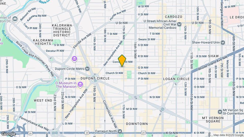 1700 Q St NW Map and Location Details
