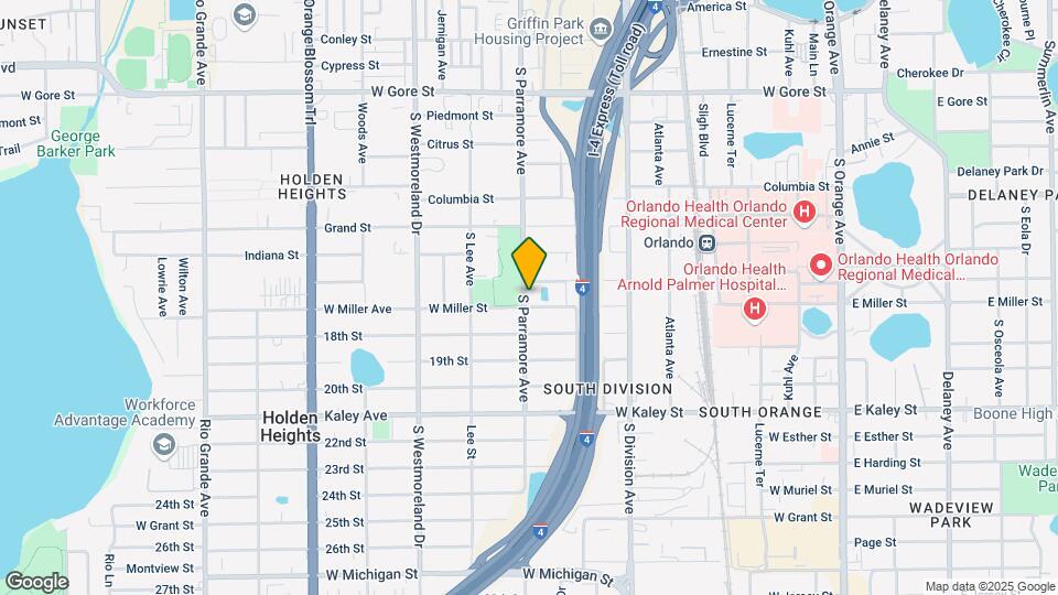 1515 S Parramore Ave Map and Location Details