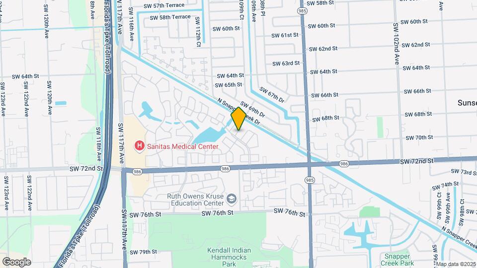 6979 SW 110th Ct Map and Location Details