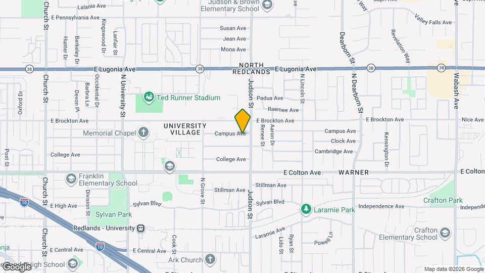 1330 Campus Ave Mapa y Detalles de la Ubicación