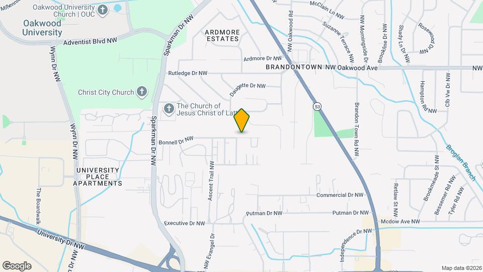 4424 Bonnell Dr NW Map and Location Details