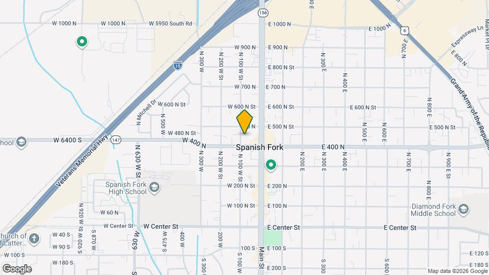 444 N 100 W St Mapa y Detalles de la Ubicación