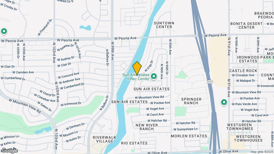 10102 N 97th Dr Map and Location Details