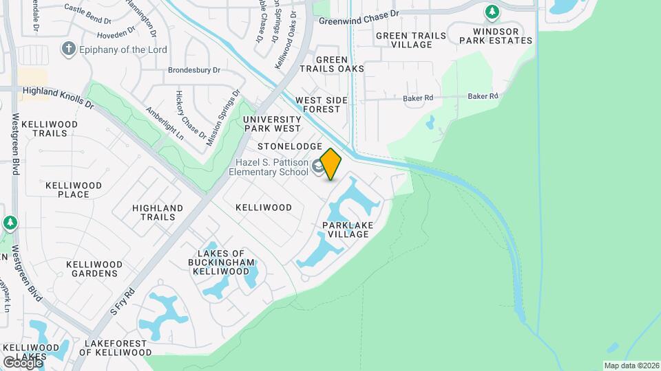 1722 Parklake Village Dr Map and Location Details