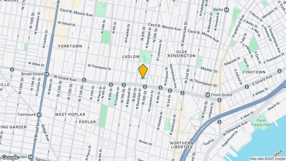 1215 N Randolph St Map and Location Details