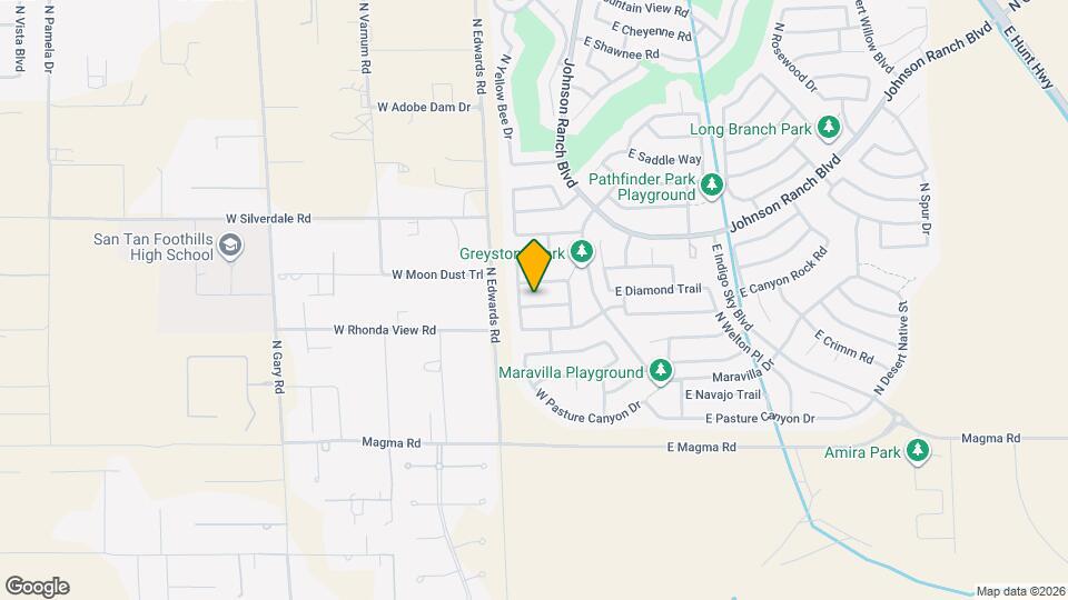 110 W Diamond Trl Map and Location Details
