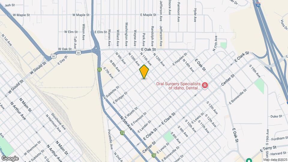 642 N 9th Ave Map and Location Details