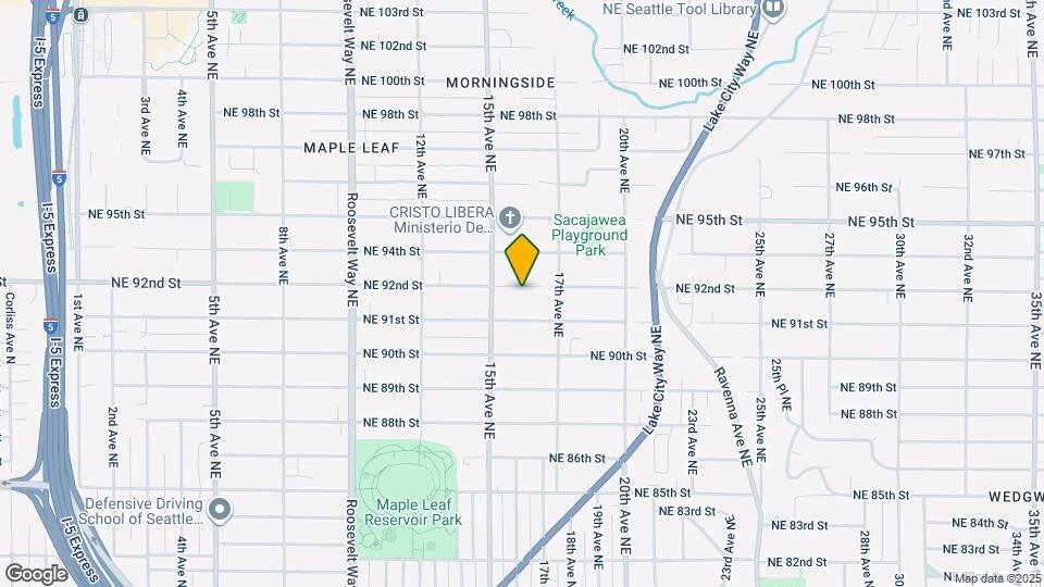 1529 NE 92nd St Map and Location Details