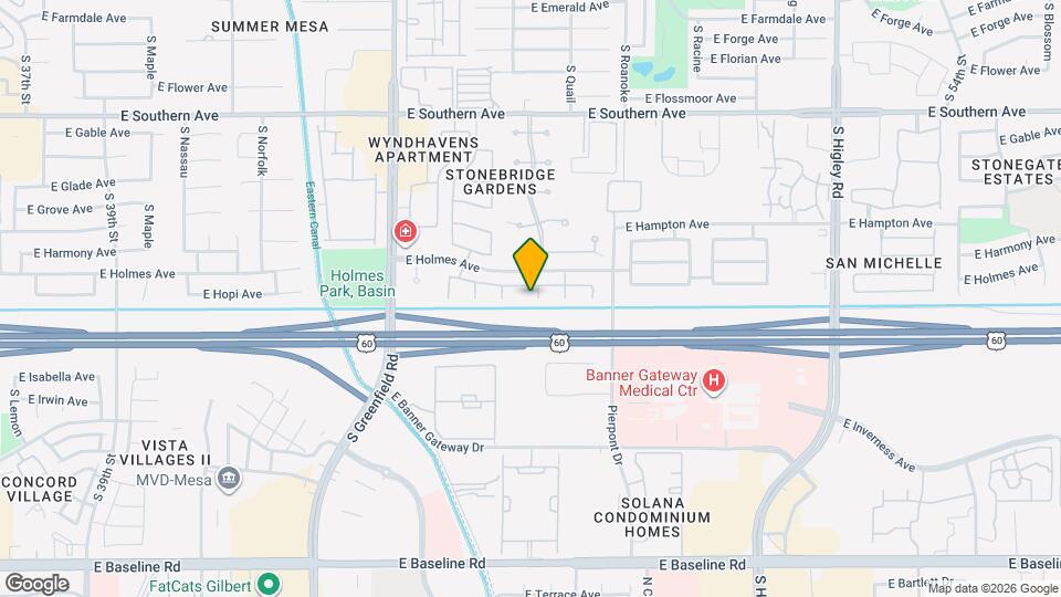1544 S Quail Cir Mapa y Detalles de la Ubicación