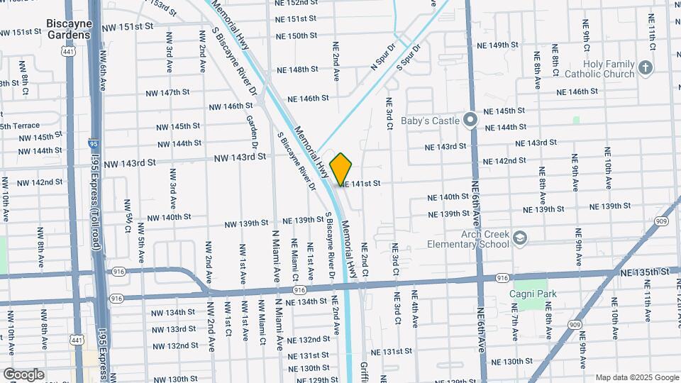 14040 NE 2nd Ave Mapa y Detalles de la Ubicación