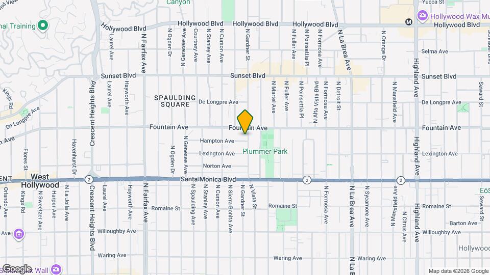 7505 Hampton Ave, Unit 16 Map and Location Details