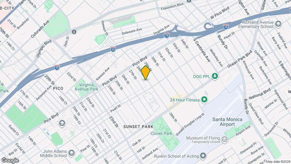 2336 28th St Map and Location Details