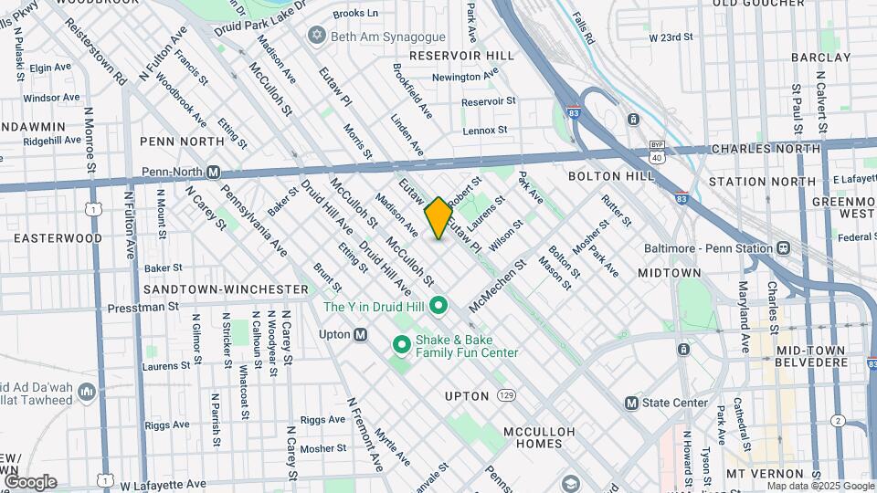 1807 Madison Ave Map and Location Details