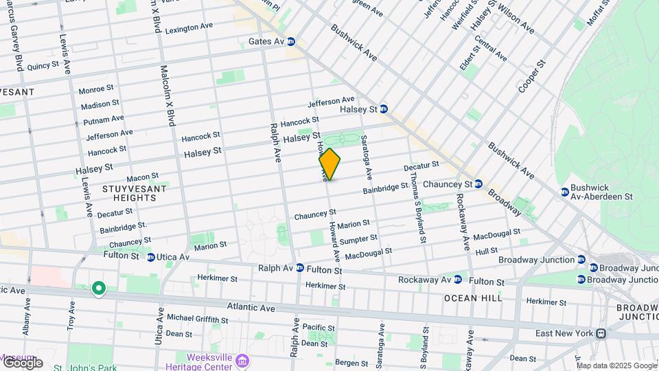 161-165 Howard Ave Mapa y Detalles de la Ubicación