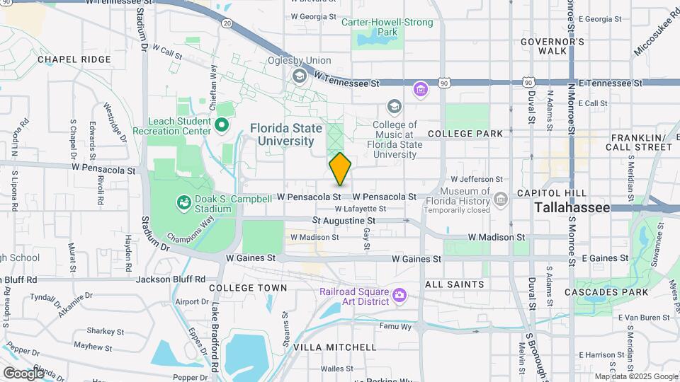 718 W Pensacola St Map and Location Details