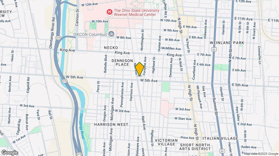 1278 Neil Ave, Unit 1280 Mapa y Detalles de la Ubicación