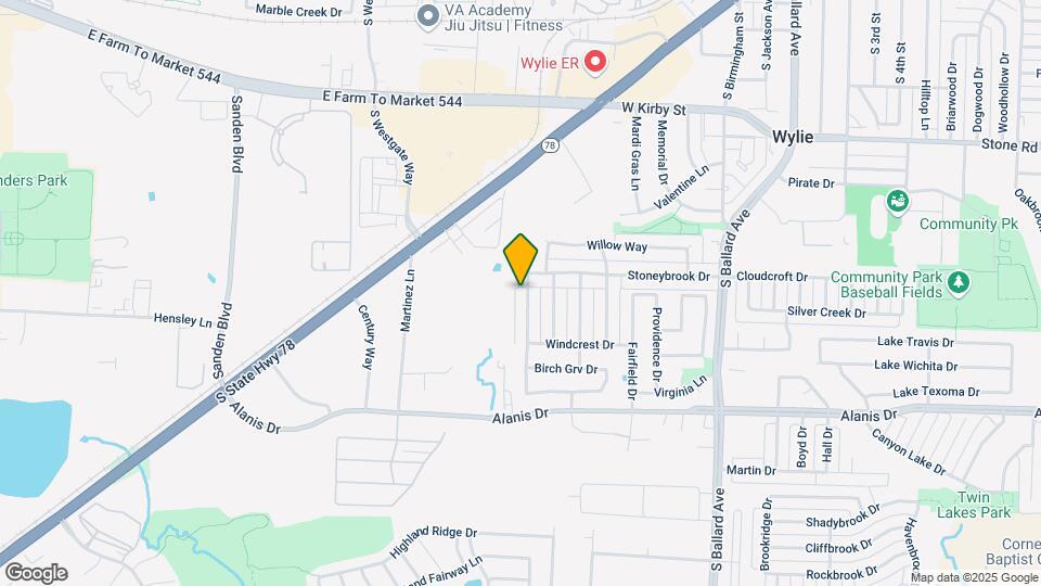 700 Stoneybrook Dr Map and Location Details