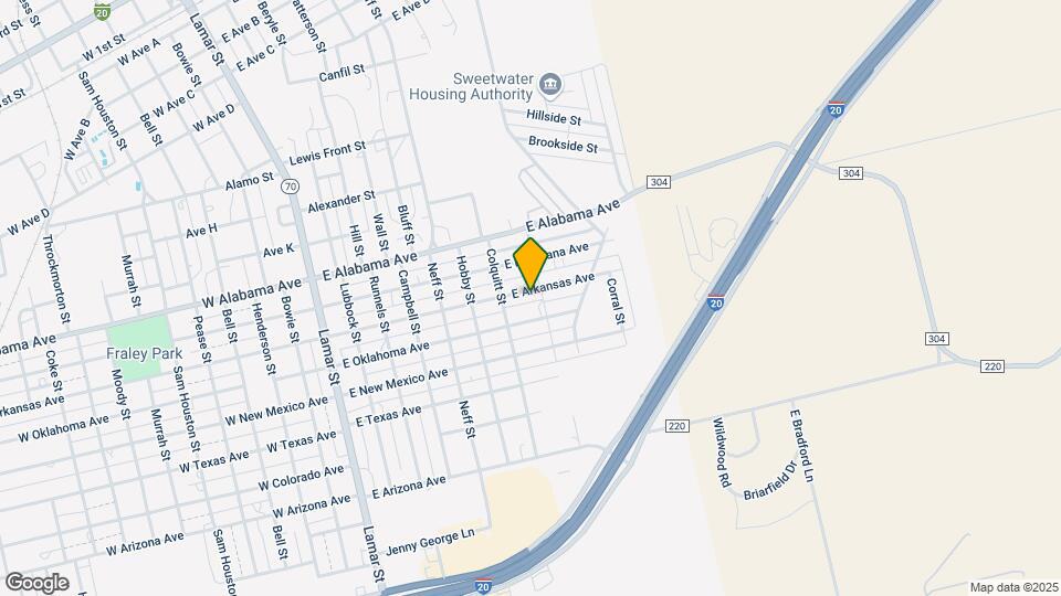 710 E Arkansas Ave Map and Location Details
