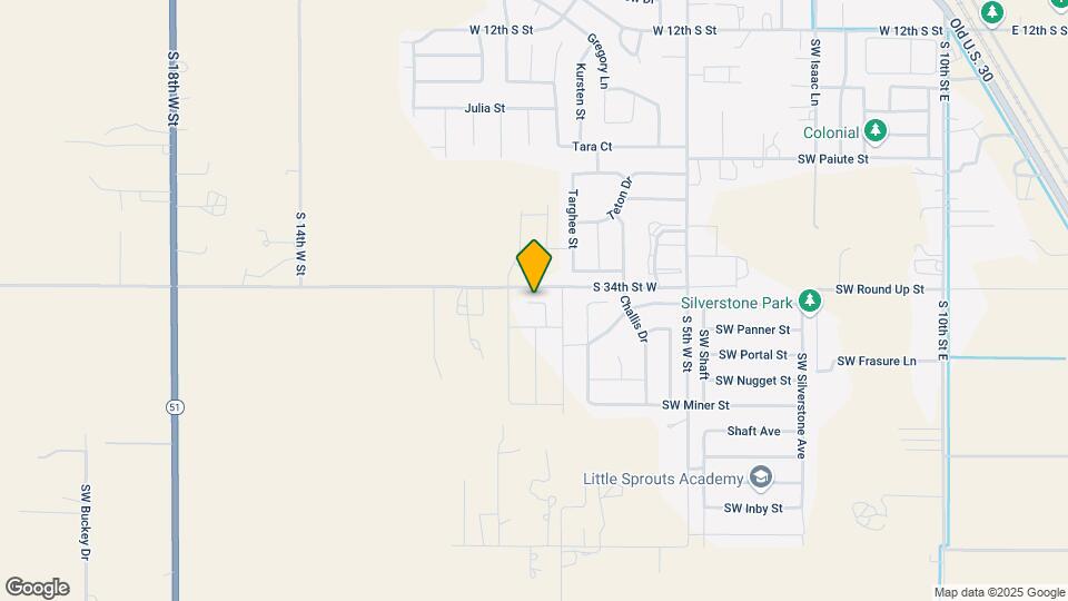 1020 SW Sparrow Pl Map and Location Details