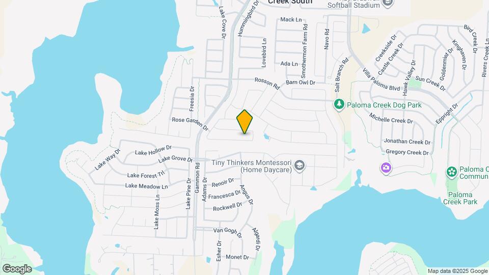 1401 Thrasher Dr Map and Location Details