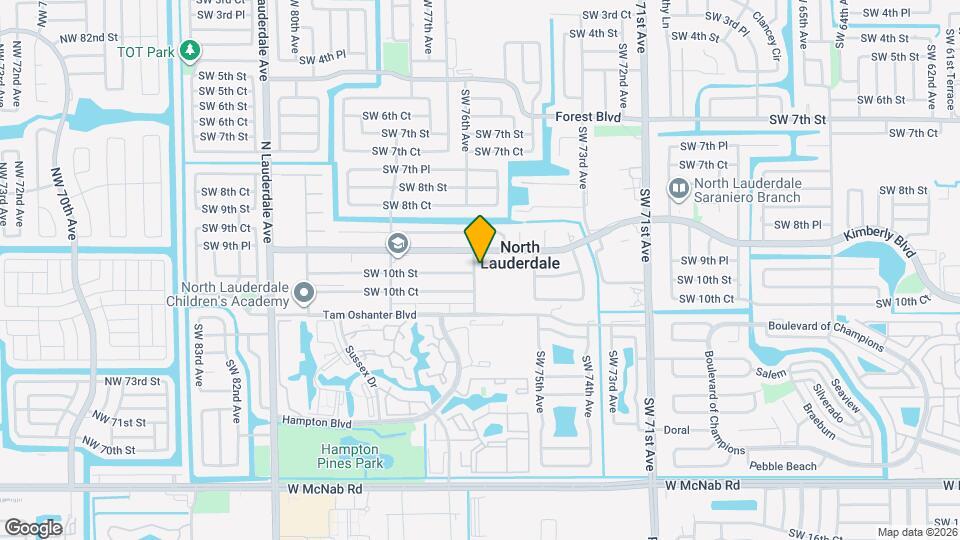 990 SW 76th Ave Map and Location Details